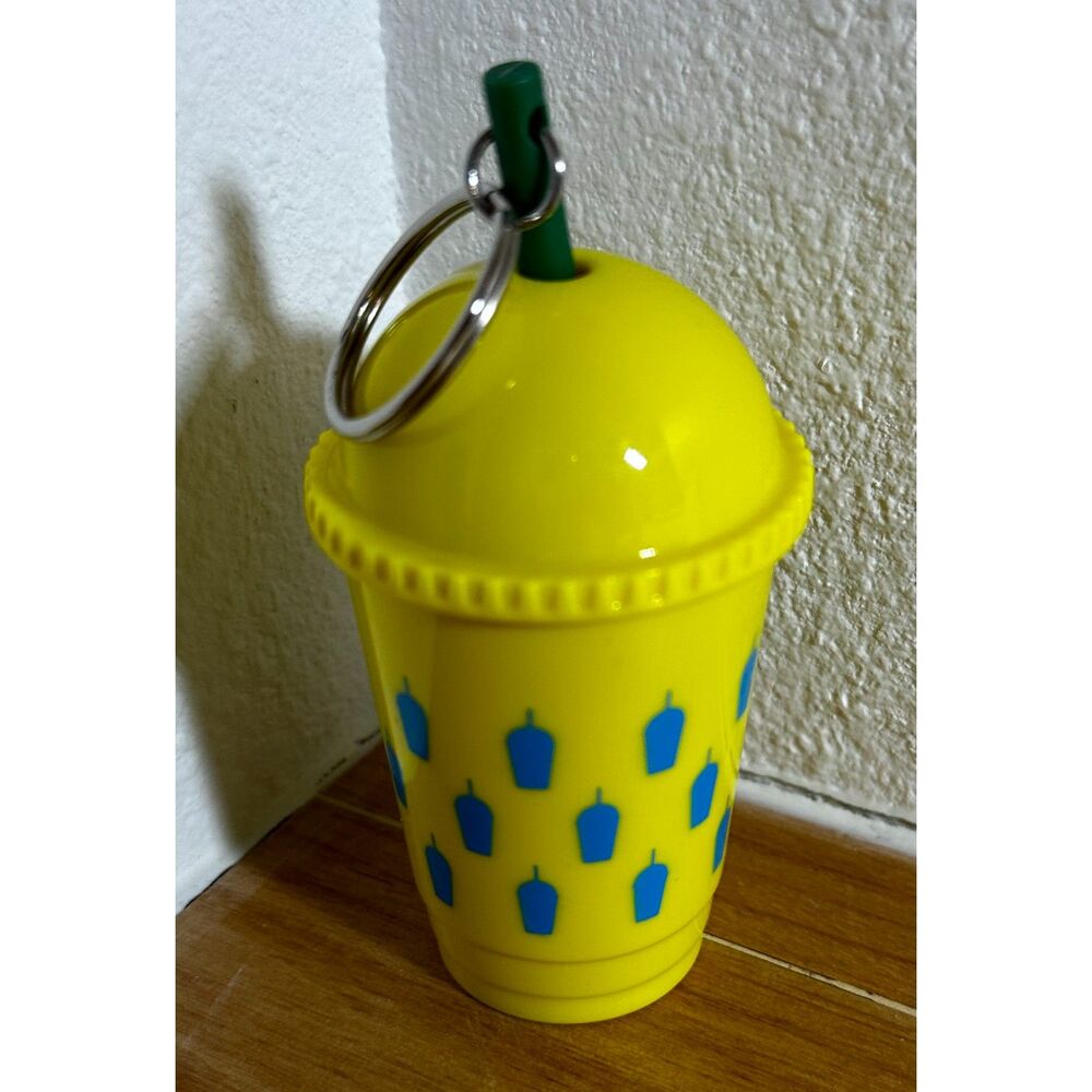 Starbucks Frappuccino Cup Key Chain in Yellow - Picture 2 of 4